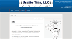 Desktop Screenshot of braillethis.com